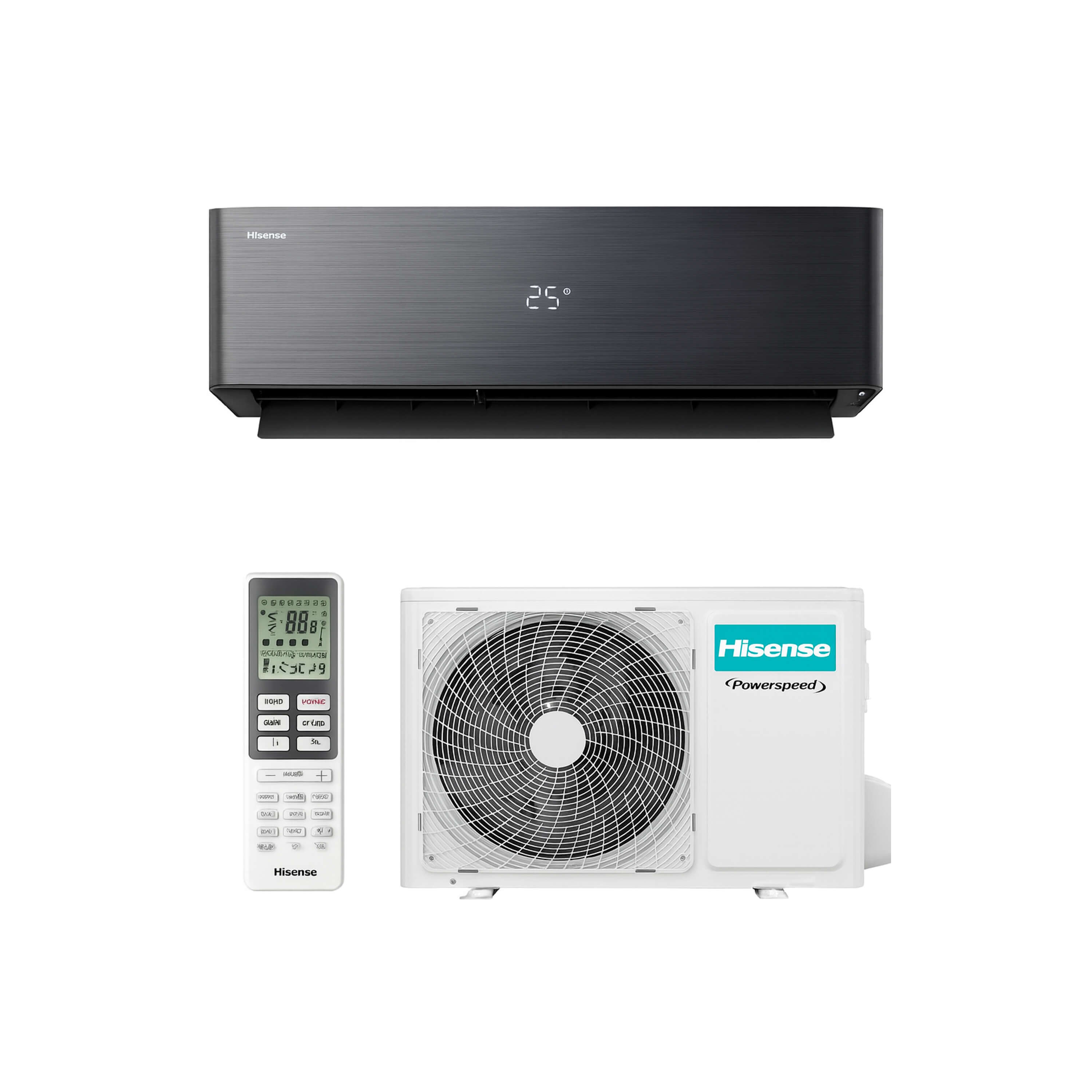 Hisense 12,000 BTU Wall Split AC – AI Black Edition | BlitXpress